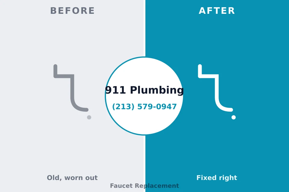 Before and after: plumbing repair Athens, IL